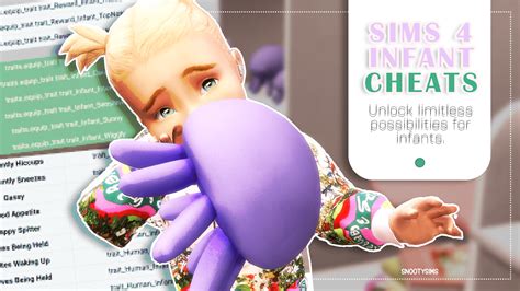 sims 4 infant cheats